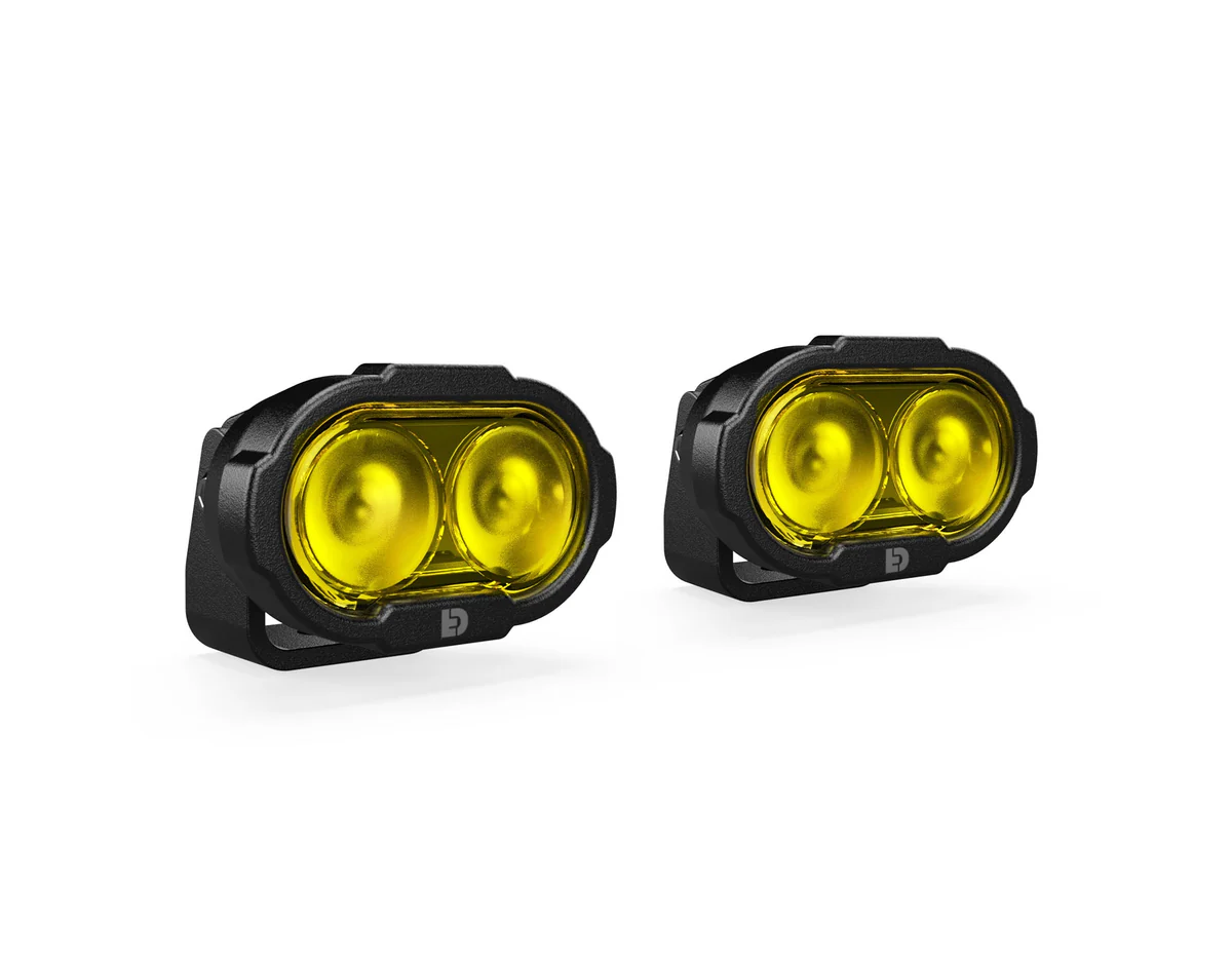DENALI DL-2 Driving Light - Pairs - MotoWales - Premium High-End