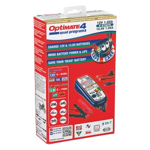 TecMate OptiMate 4 Quad Program 12V Battery Optimiser