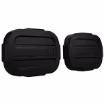 Denali Slip-On Blackout Covers keep your bike street legal in states that require aftermarket lighting to be covered on public roads.