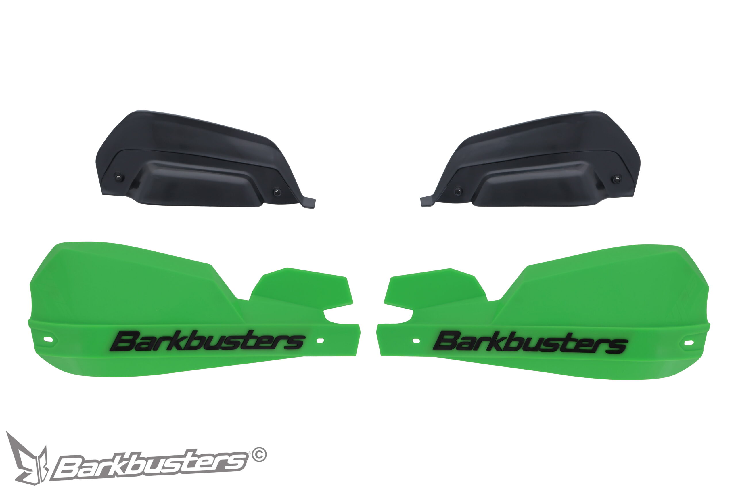 Barkbuster VPS Guard's & Wind Deflectors - Black On Black - Image 5