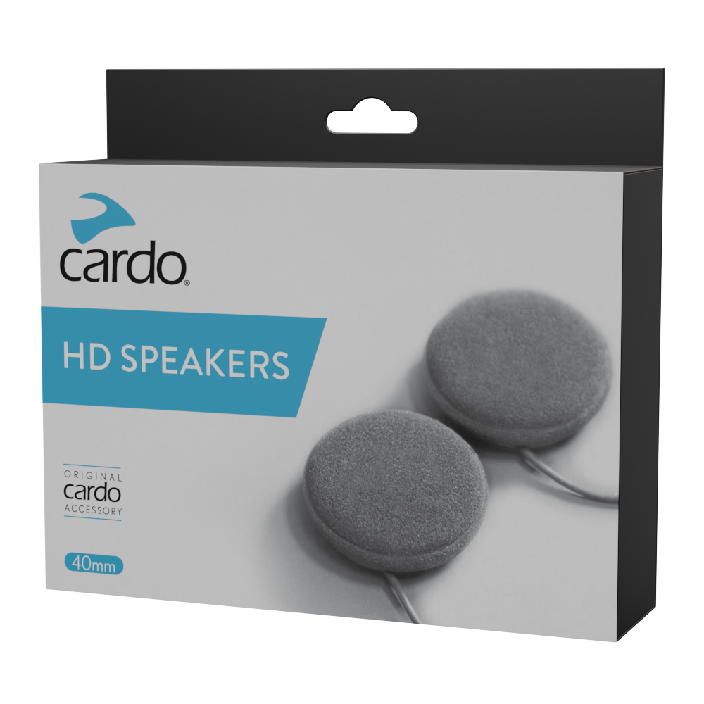 Shop Cardo 40mm HD Speakers from MotoWales. Replacement 40 mm HD helmet speakers for compatible Cardo Packtalk and Freecom systems. Designed to restore cle.