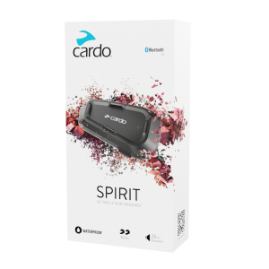Shop Cardo Spirit Duo from MotoWales. Cardo Spirit Duo is a motorcycle communication system supplied with two complete systems. It combines clear rider com.